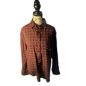Like New Banana Republic Men's Button Down Flannel Shirt Size Medium Slim-Fit